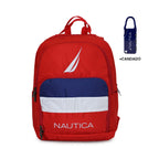 Mochila Pólux roja Nautica + Candado