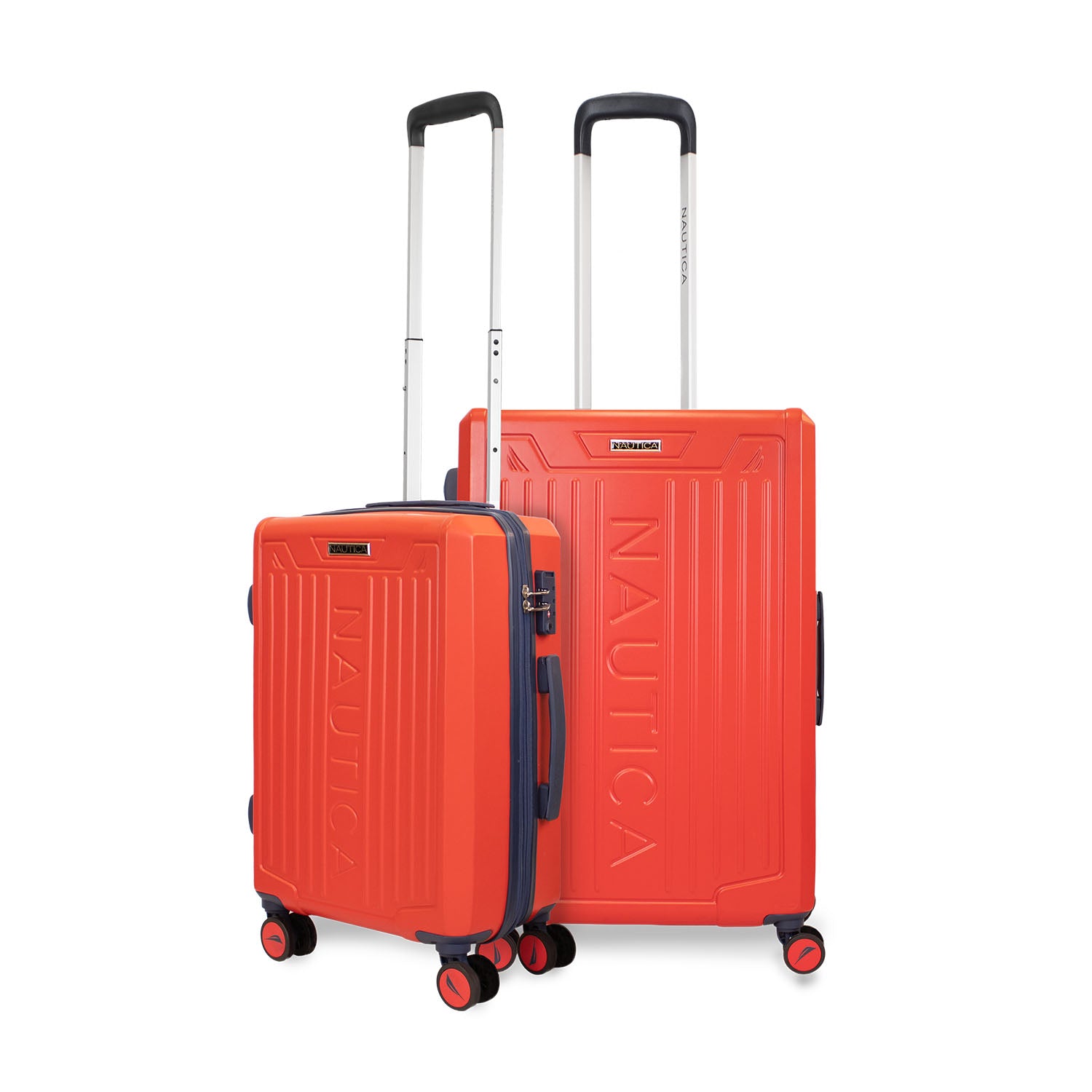 Pack 2 maletas S+M Copper naranja