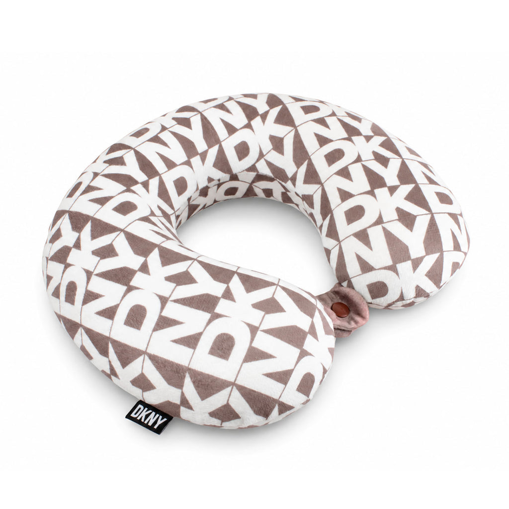 Almohada de Viaje Memory Foam DONNA KARAN café