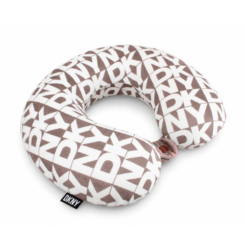 Almohada de Viaje Memory Foam DONNA KARAN café