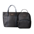 Pack Leeway Mochila + Cartera negra marrón