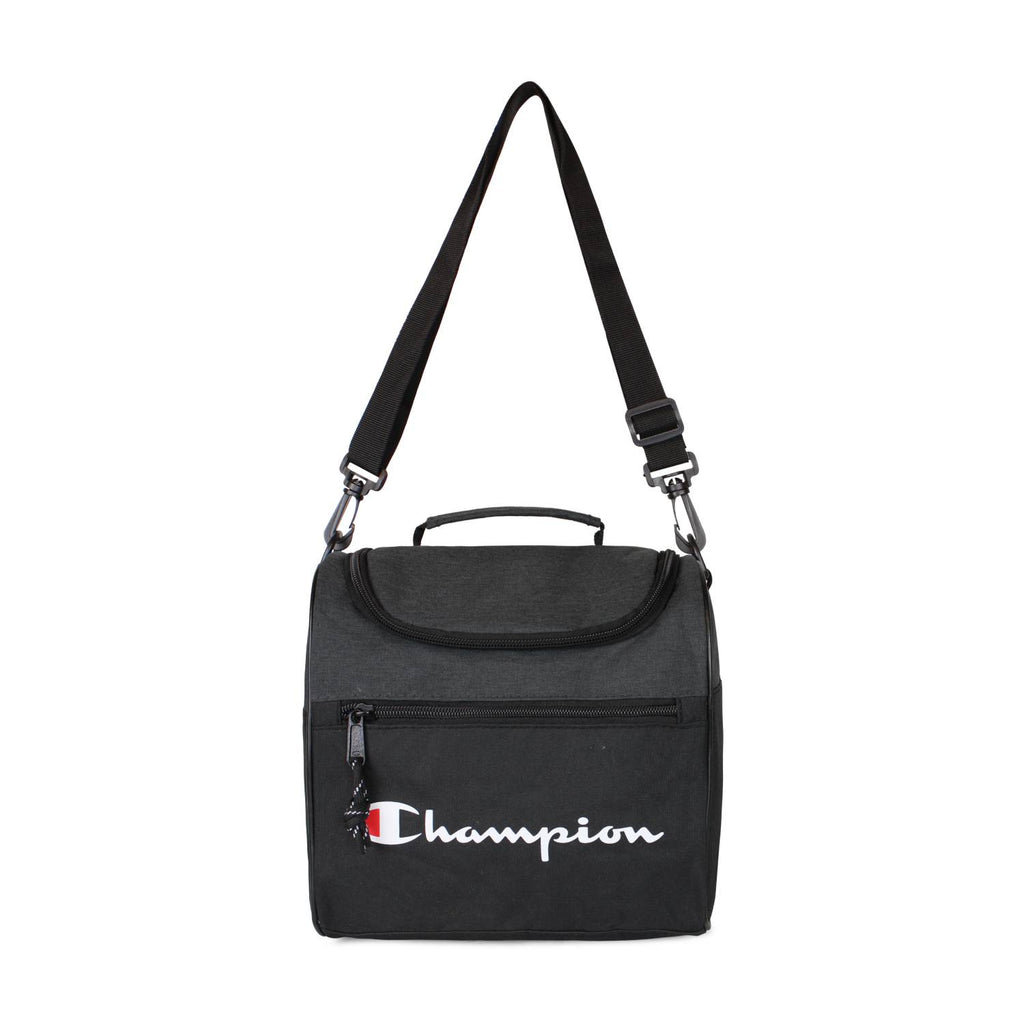 Pack bolso Toronto 28lts + Lonchera Oxford negra negro