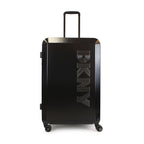 Set 2 Maletas DKNY Beveled S+L negra + Almohada + Organizador 6 piezas café