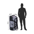 Pack 2 bolsos Goliat XL enrollable 130lts gris