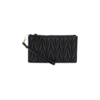 Pack Billetera Abella negra + Pañuelo Oni beige