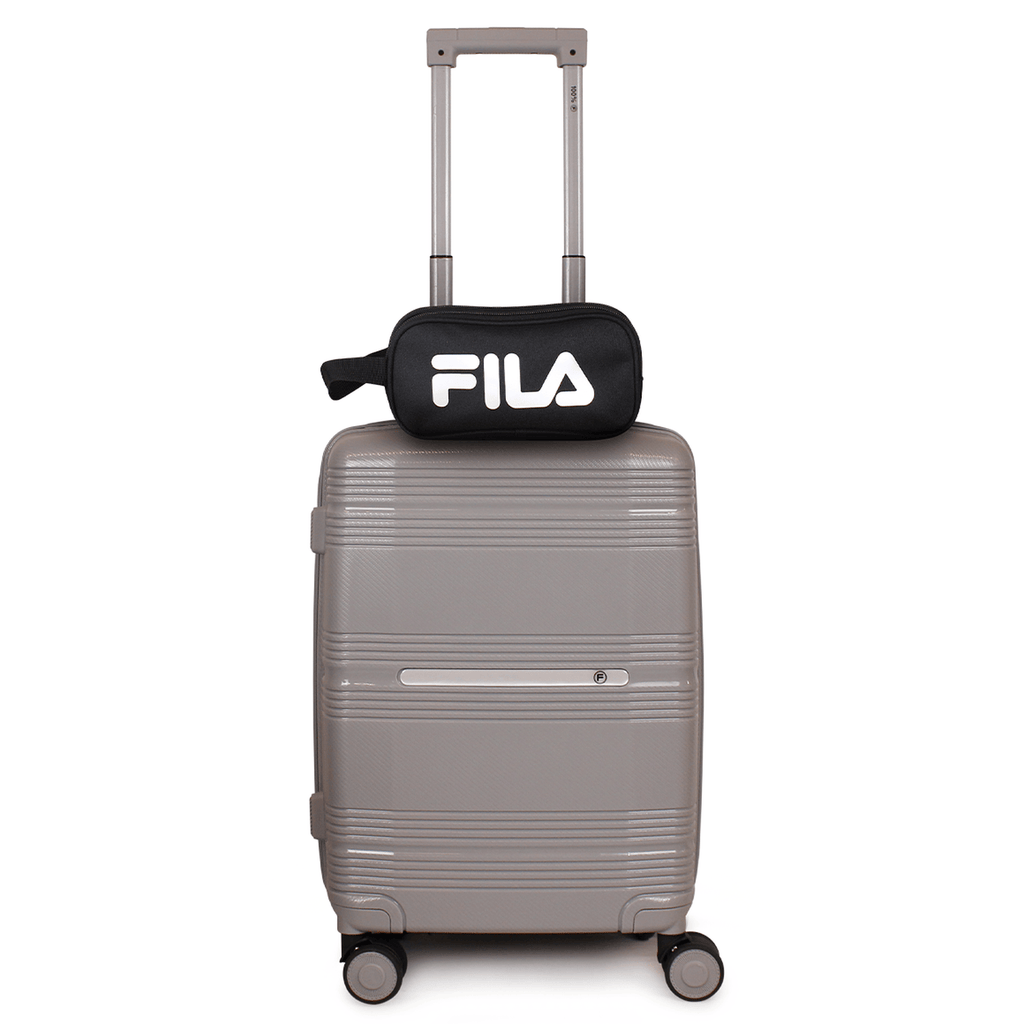 Pack Maleta cabina con usb Chic 10K + Estuche Spark silver gris