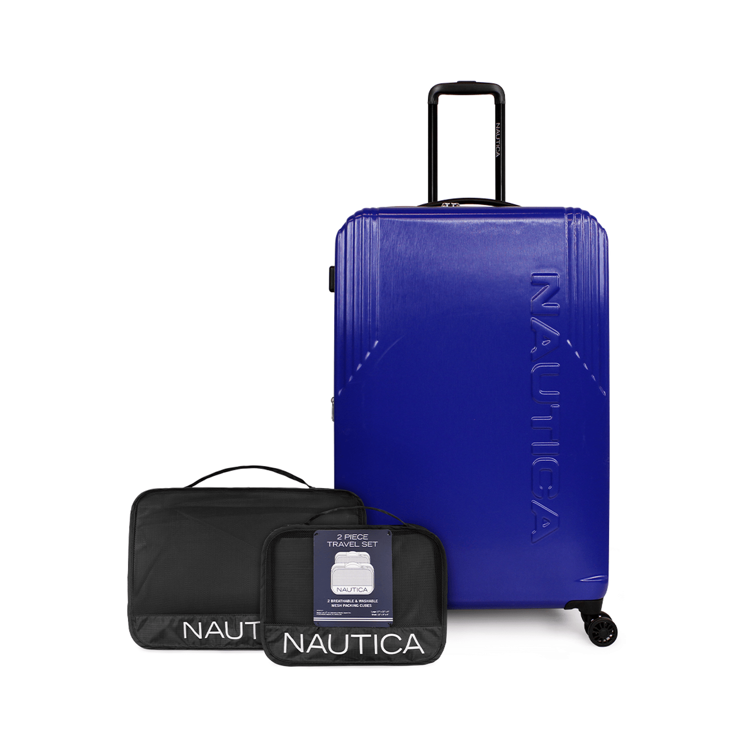 Pack Nautica Maleta grande Hope 23kg + organizador azul eléctrico