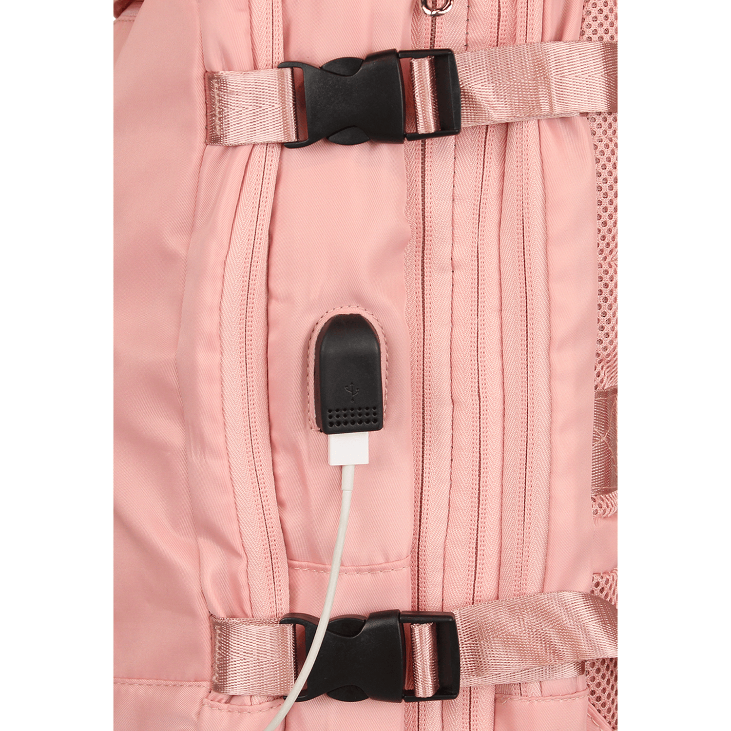 Mochila Viral da con usb rosa