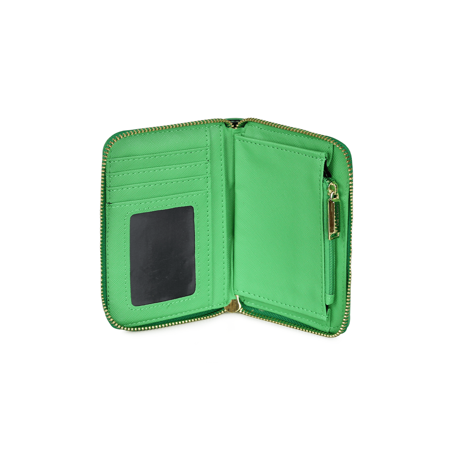Pack Billetera Trifold + Pañuelo Alcala coral verde