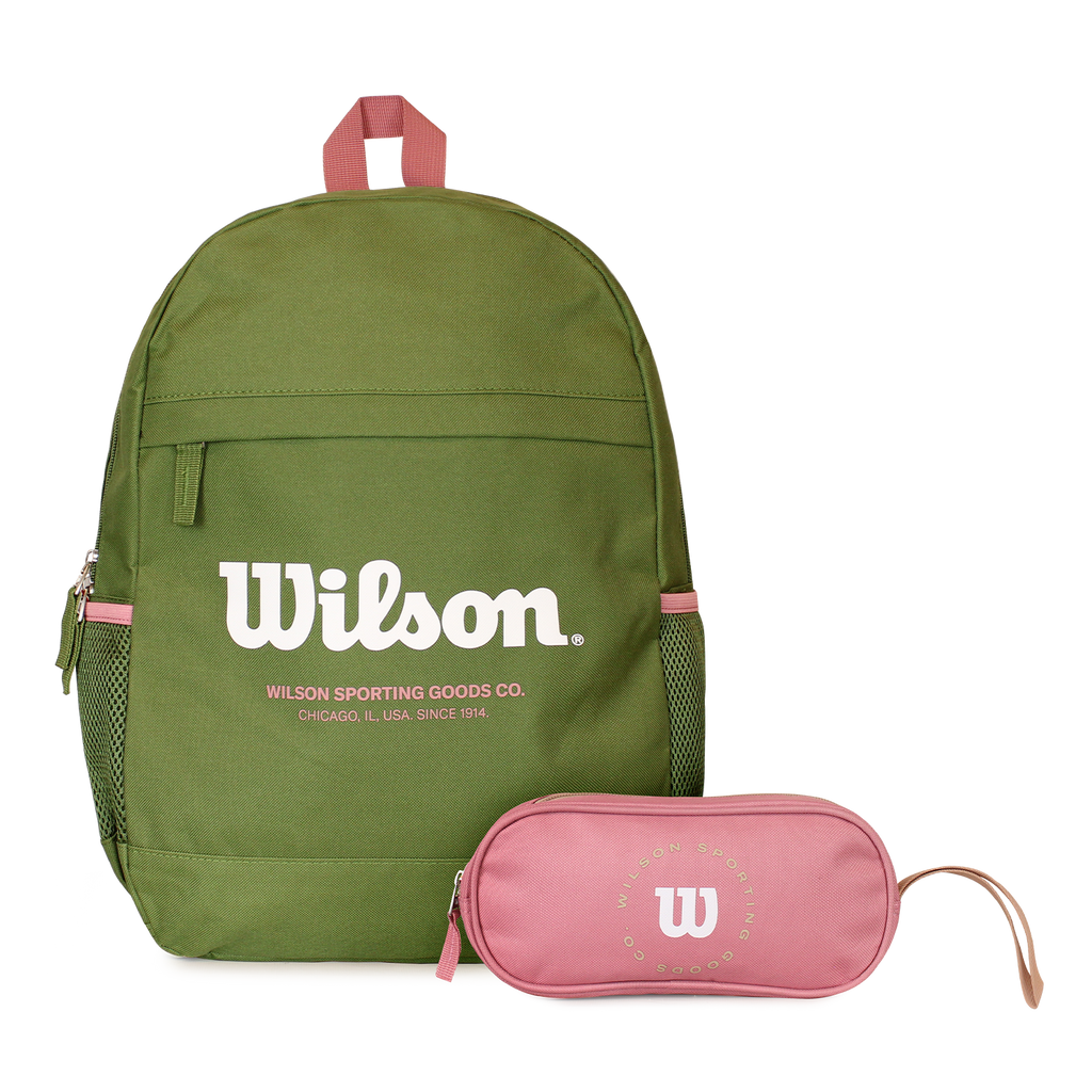 Pack mochila Atom + estuche Charlotte lila