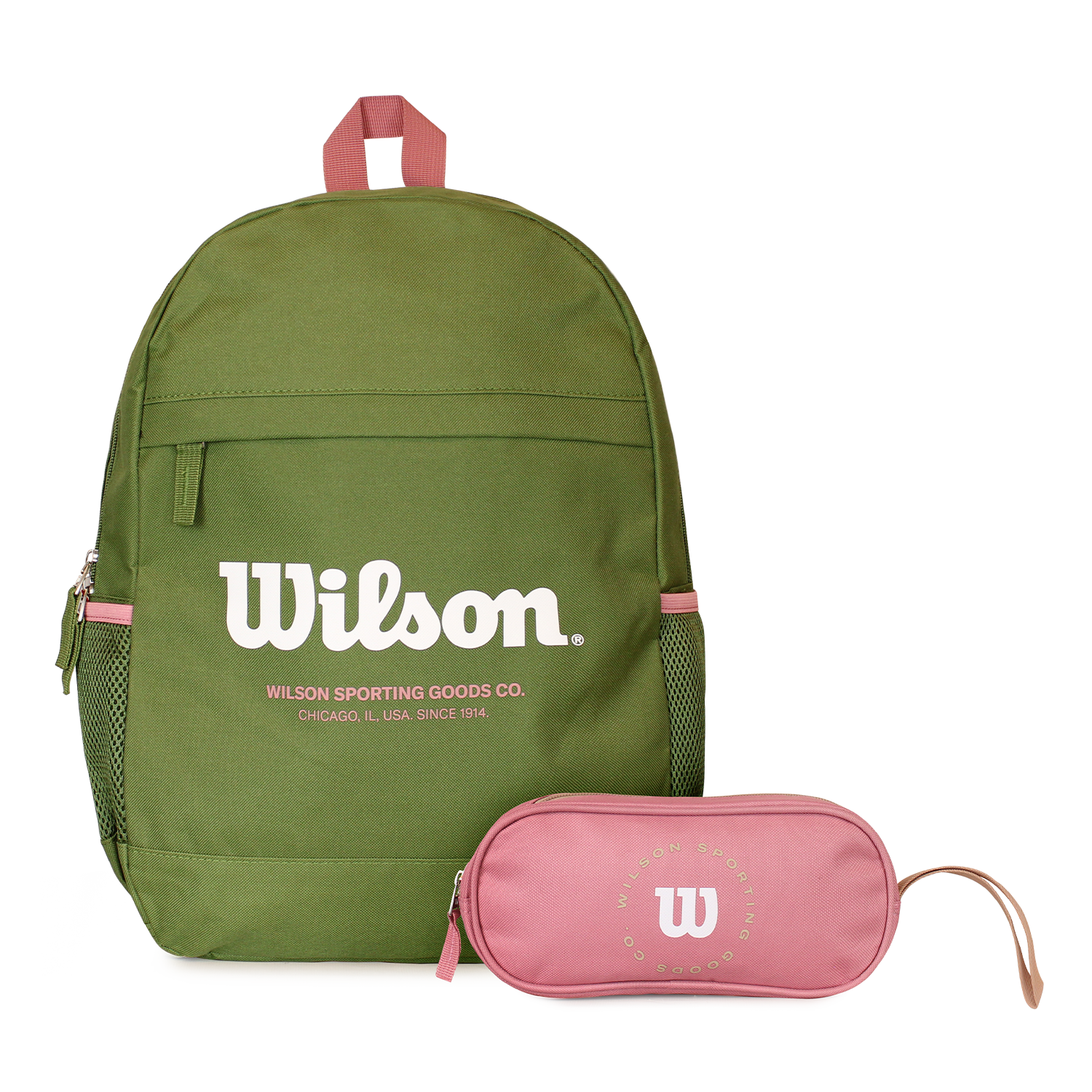 Pack mochila Atom + estuche Charlotte lila