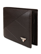 Billetera hombre Enzo café oscuro con monedero Carven Paris