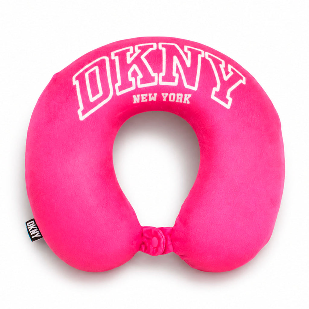 Almohada de Viaje Memory Foam VARSITY DONNA KARAN fucsia