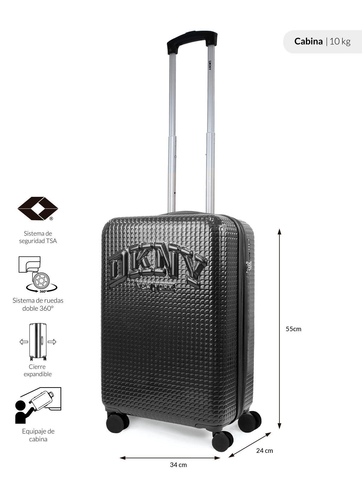 Pack 2 maletas S+L Hot Town negro