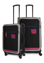 Pack 2 maletas de tela Wilson M+L Sporting negra 20y23k