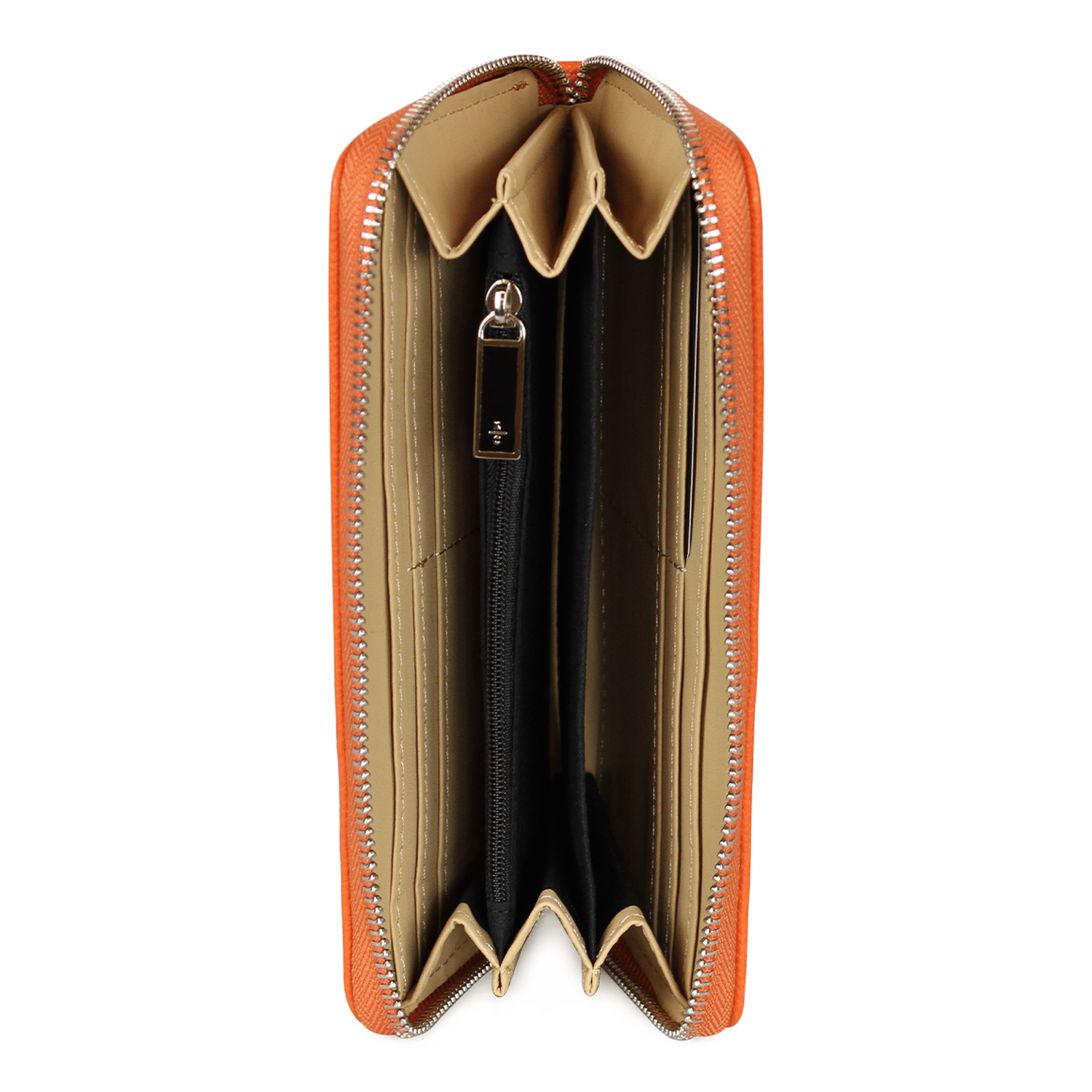 Pack Cartera calixta + billetera de mujer Bessie naranja