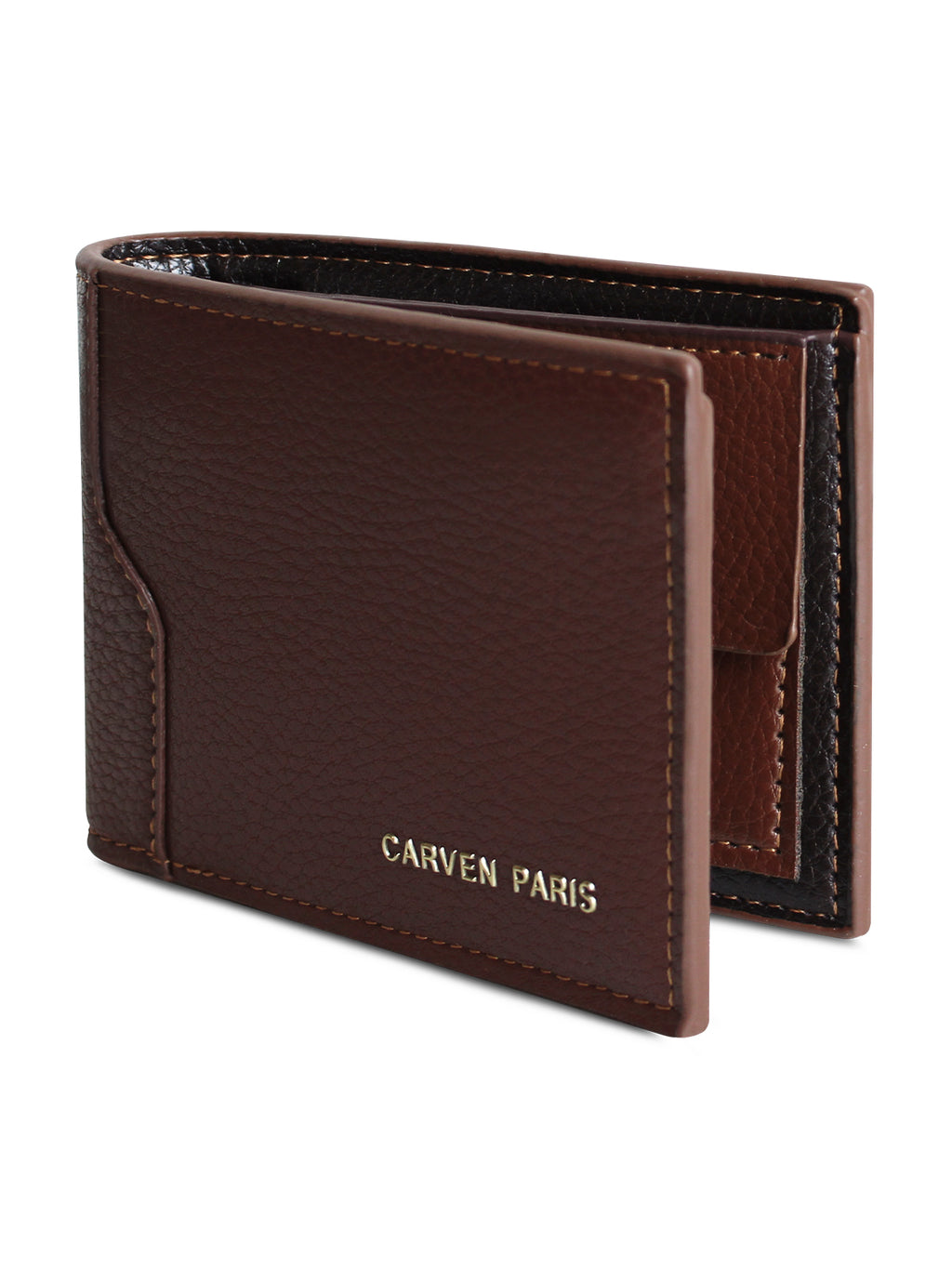 Billetera hombre Dante café con monedero Carven Paris