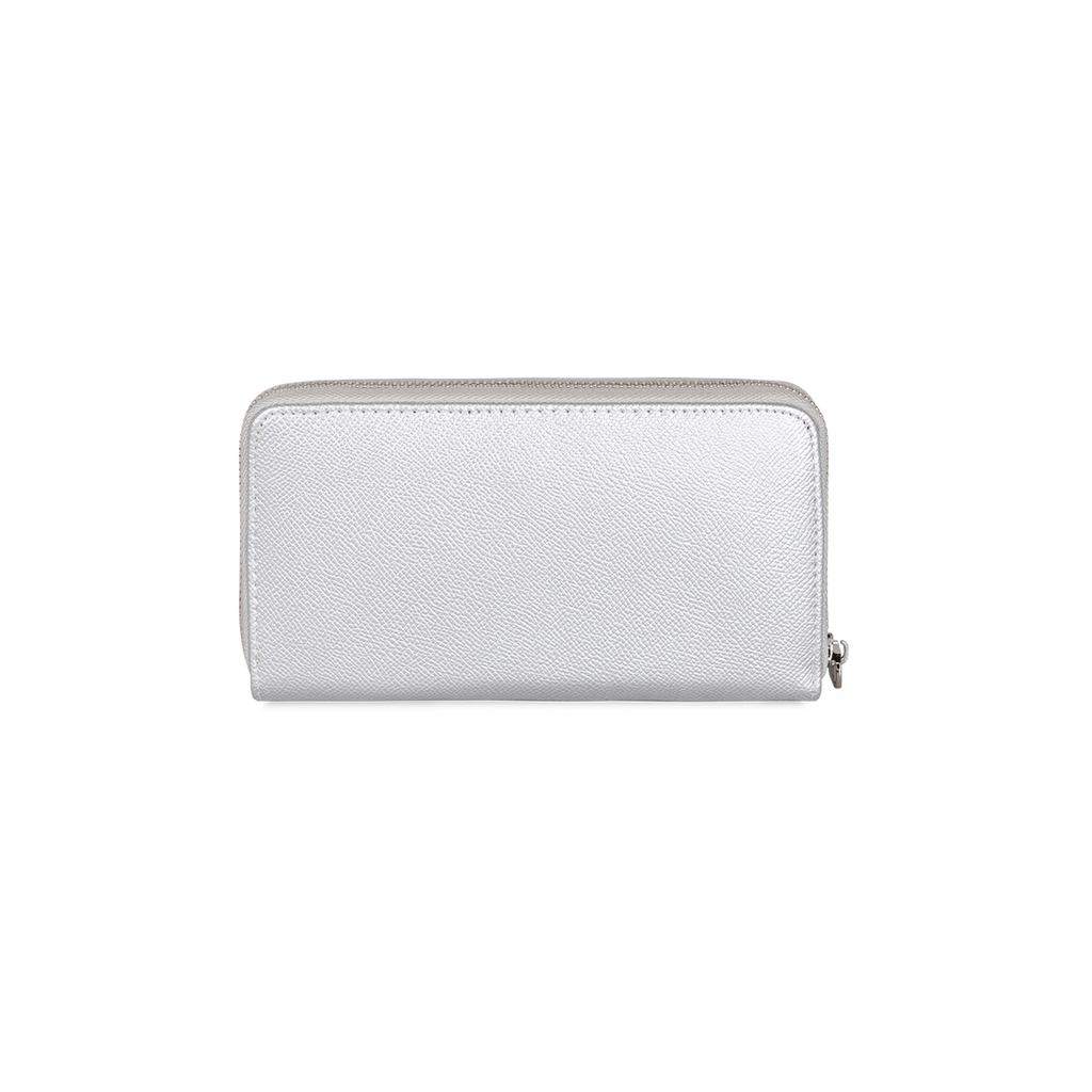 Pack Billetera Bessie silver + Pañuelo Alcala plateado