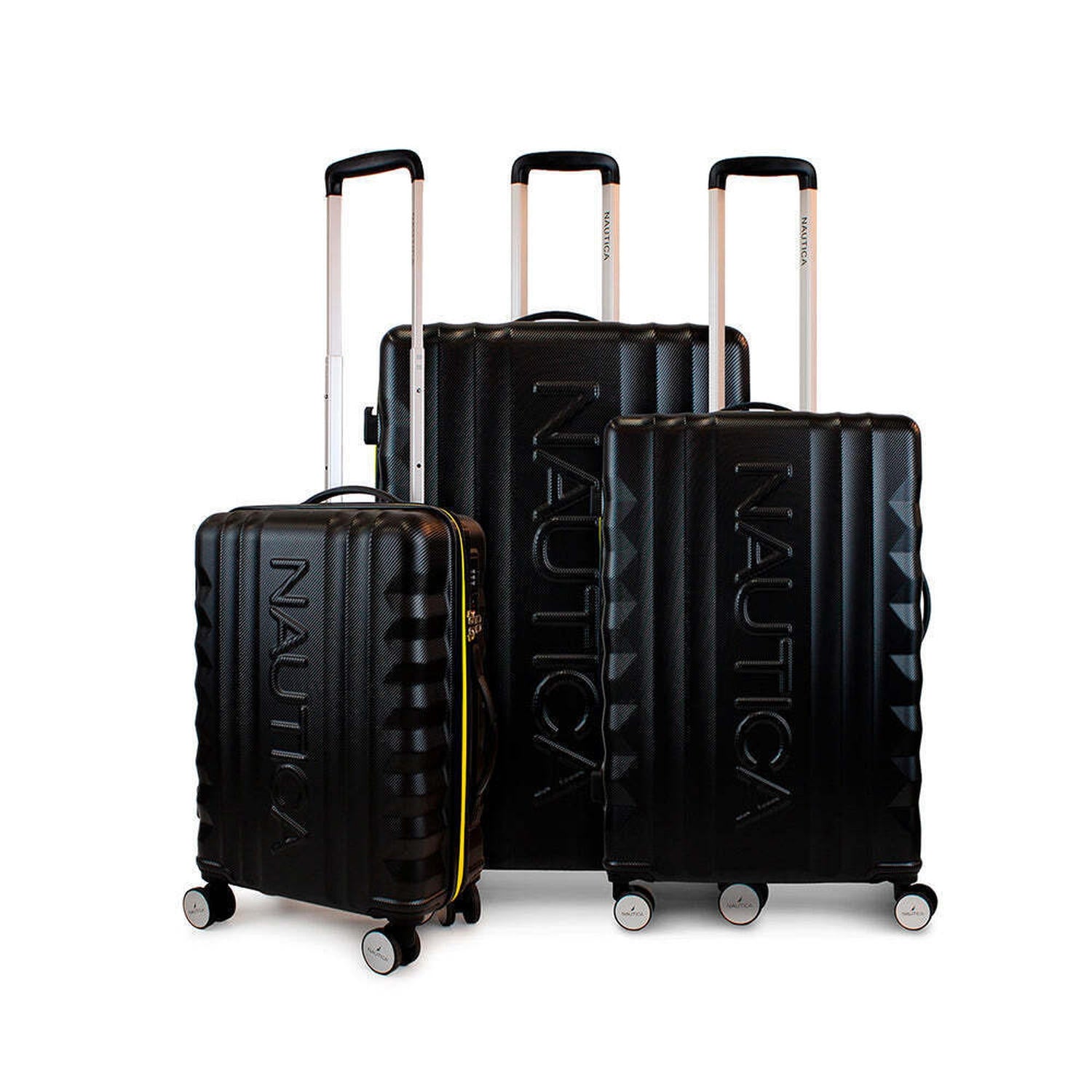 Set 3 maletas S+M+L Polonia negro