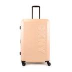 Set 2 Maletas DKNY Beveled S+L Rosado + Almohada + Organizador 6 pzas negro