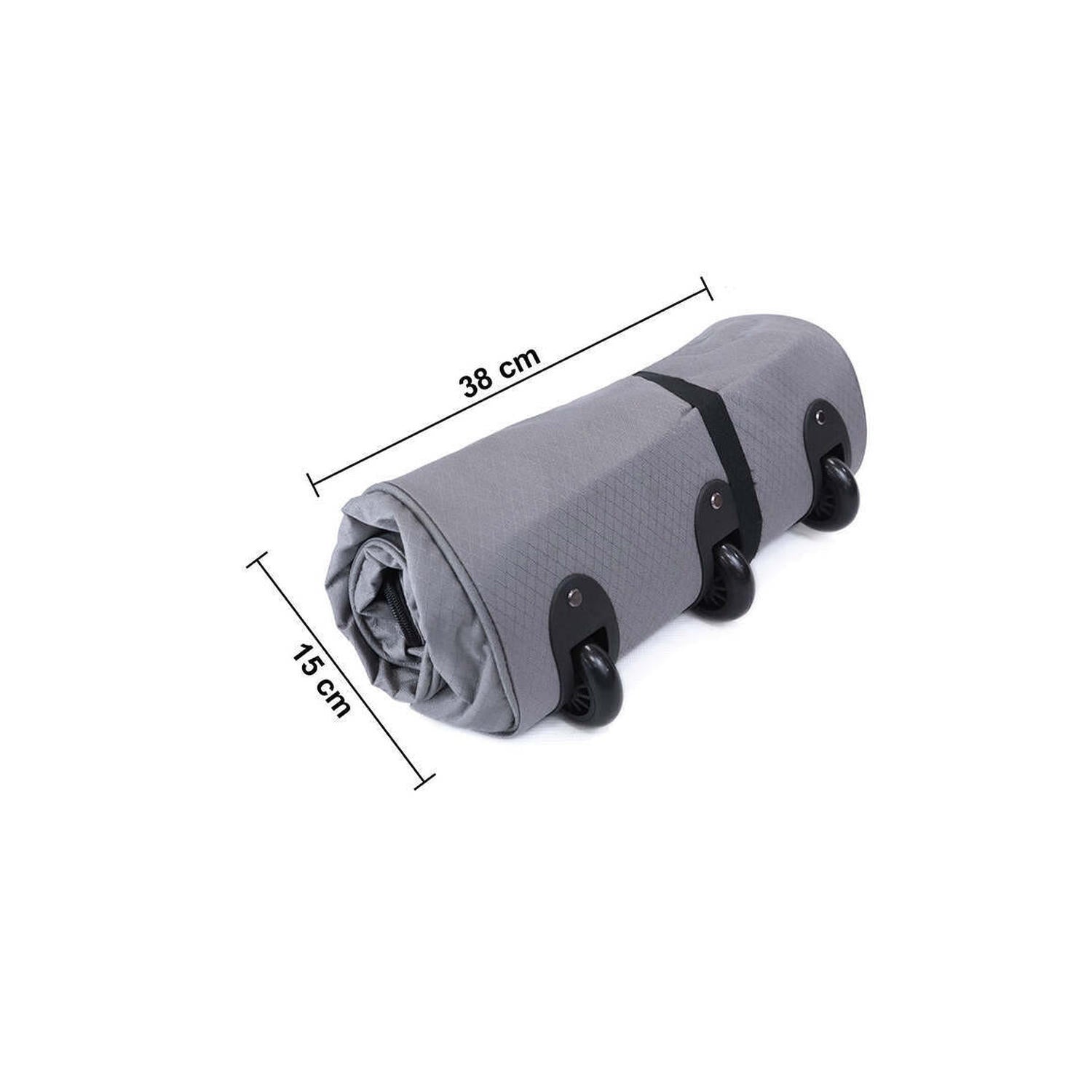Pack 2 bolsos Goliat XL enrollable 130lts gris