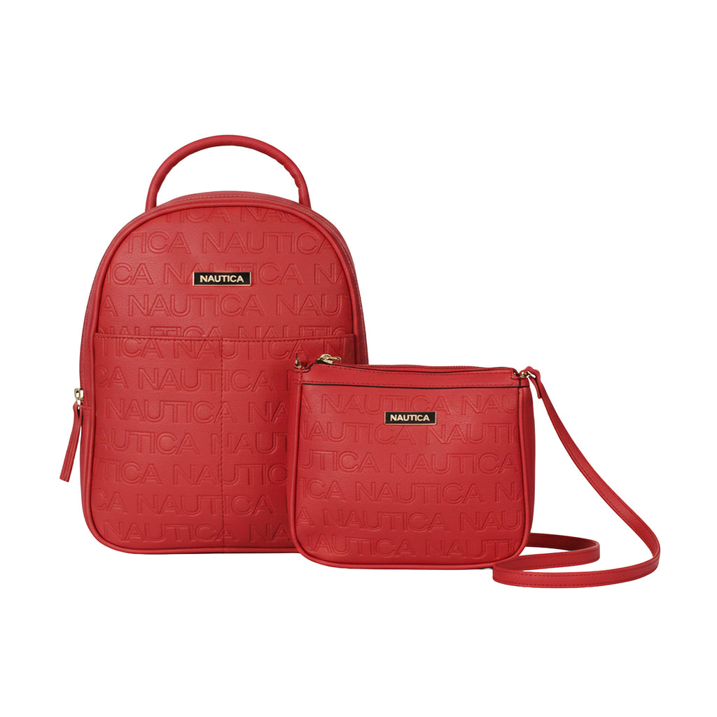 Pack Mochila Queen + Cartera Princess roja rojo