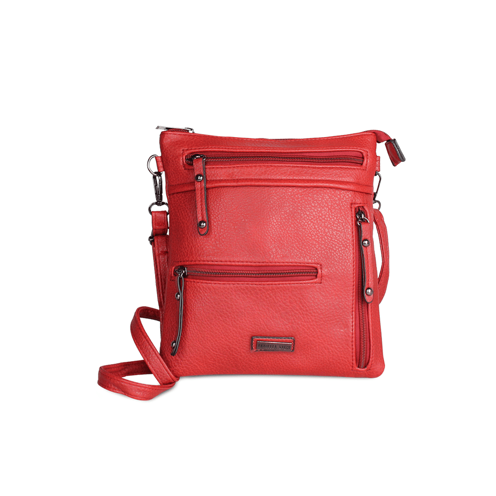 cartera luna rojo