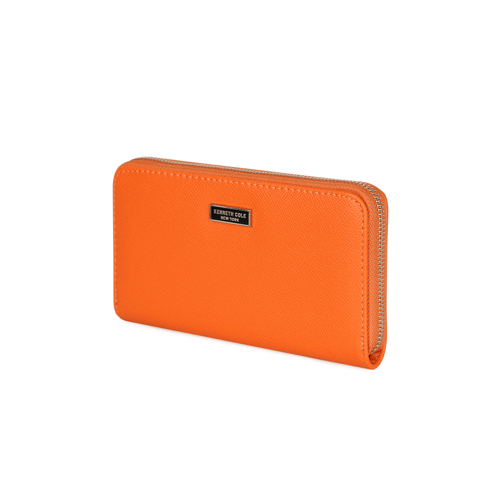 Pack Billetera Flap-Bessie orange + Pañuelo Alcala naranja