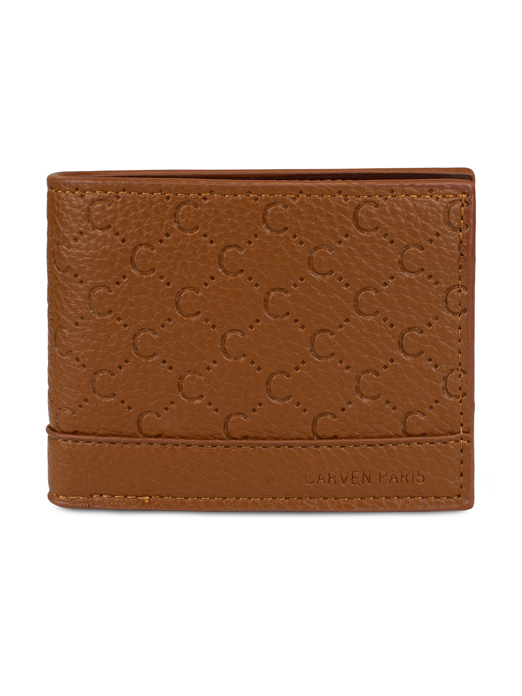 Billetera hombre Lucca café con monedero Carven Paris