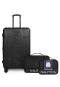 Pack Maleta grande Amsterdam 23k negra + Organizador Nautica