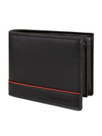 Billetera hombre Gino negra con monedero Carven Paris