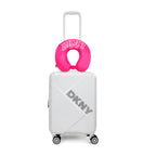 Pack Maleta Cabina 10kg DKNY Your Call blanca + Almohada Memory Foam