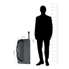 Bolso de viaje con ruedas Kross L 131 lts + Candado F gris