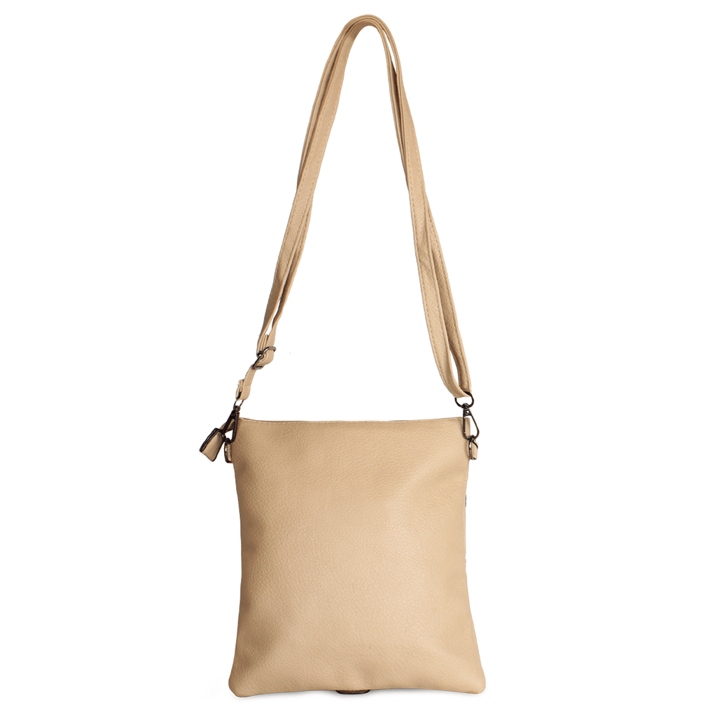 cartera pola beige