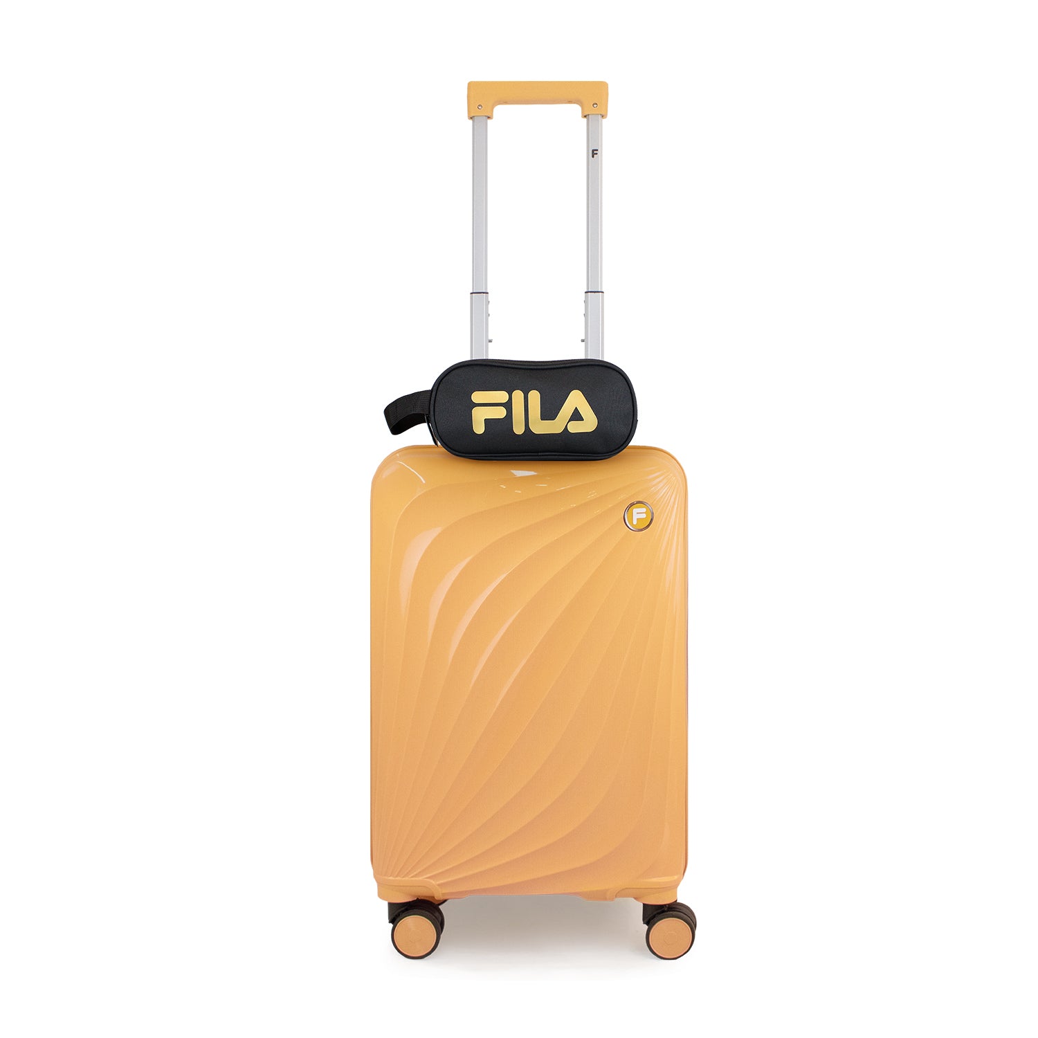Pack Maleta de cabina Slay + Neceser Spark Fila amarillo