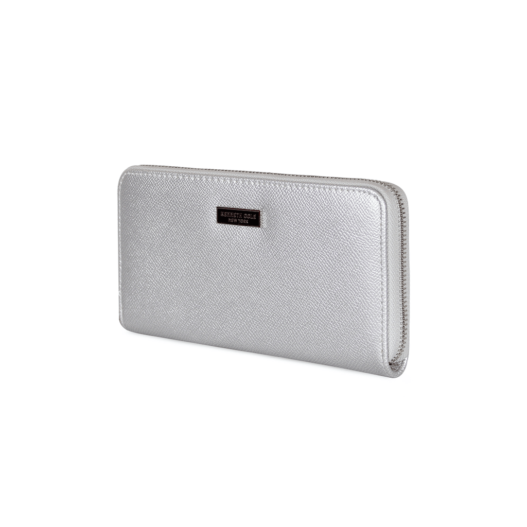 Pack Billetera Bessie silver + Pañuelo Alcala plateado