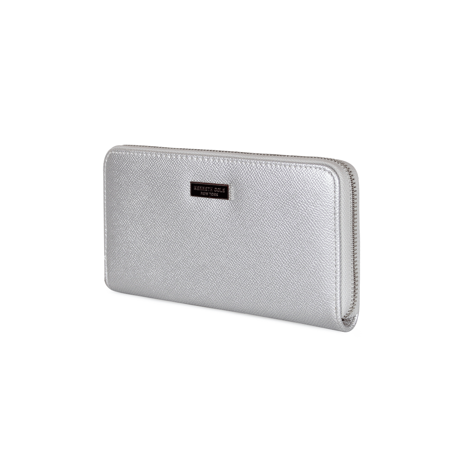 Pack Billetera Bessie silver + Pañuelo Alcala plateado
