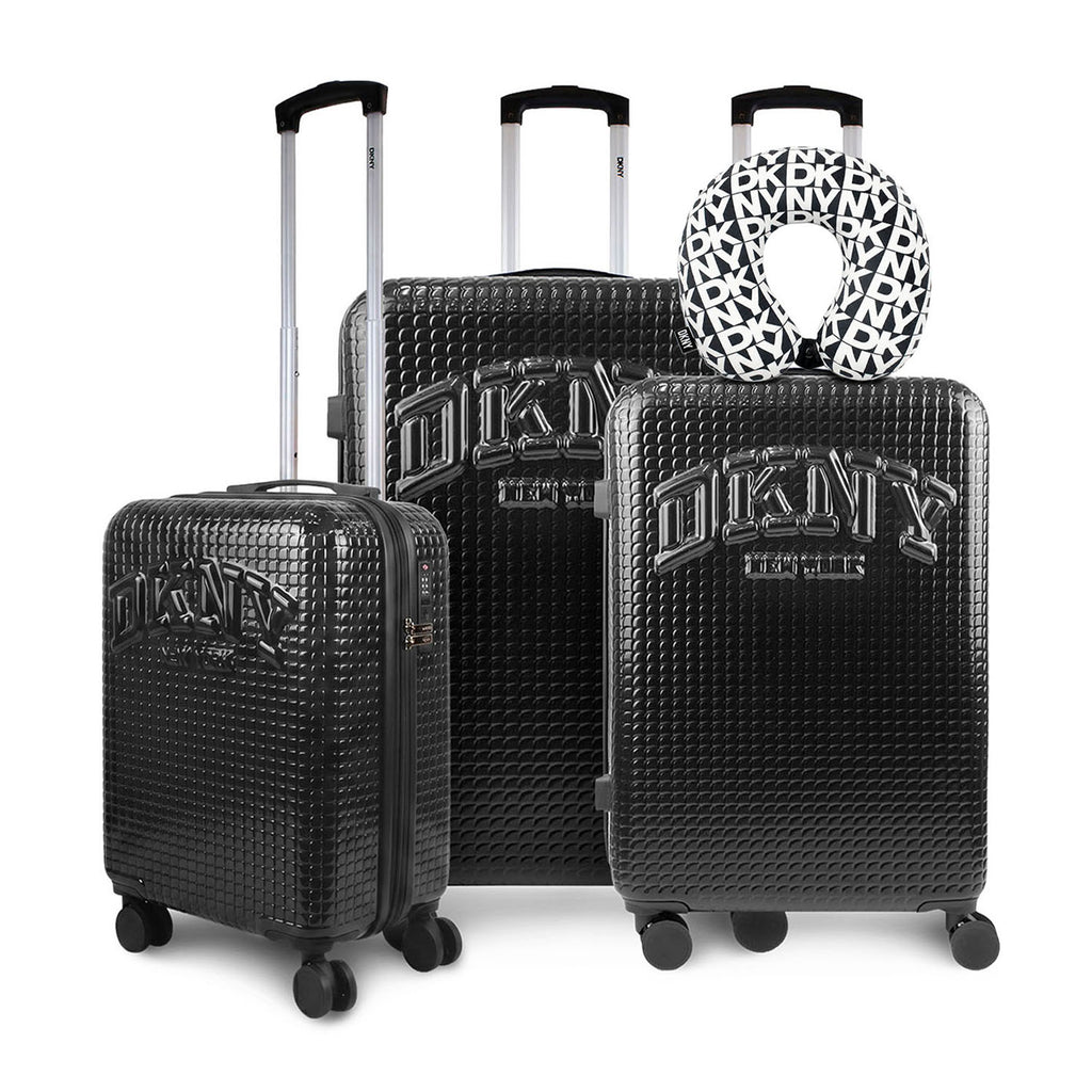 Set 3 Maletas DKNY Hot Town + Almohada Memory Foam