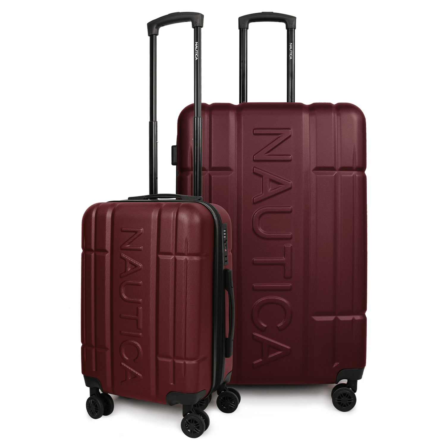 Pack 2 maletas S+L Amsterdam burdeo