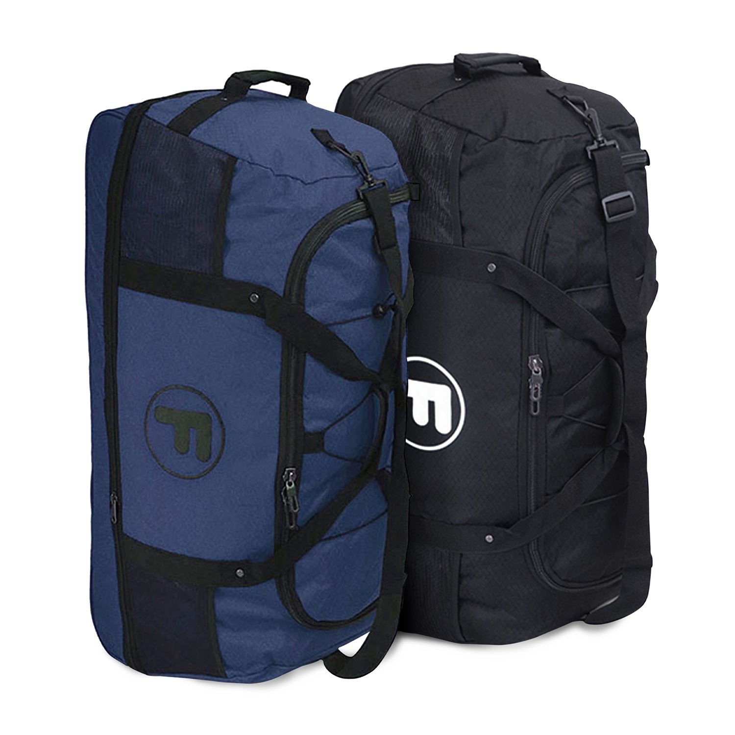 Pack 2 bolsos Goliat XL enrollable 130lts  azul