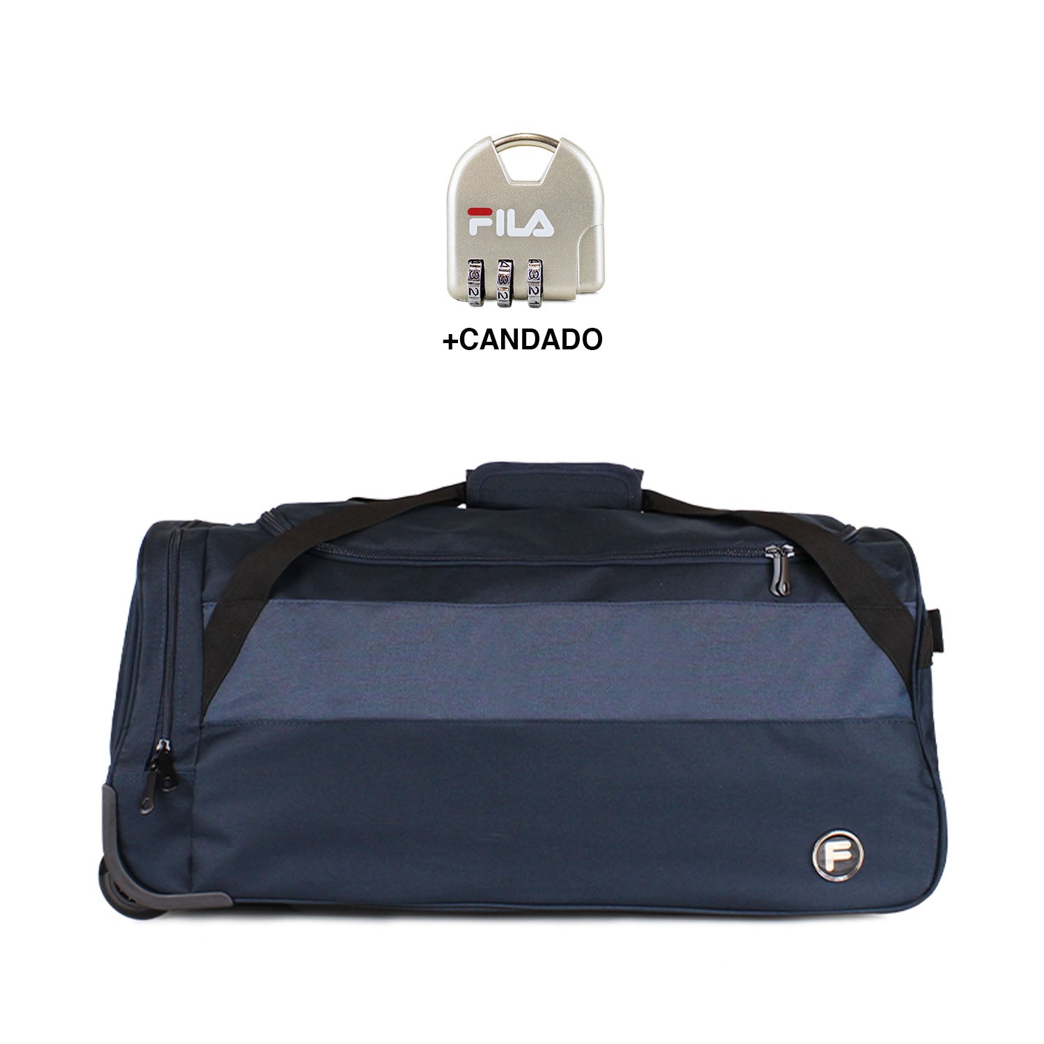 Bolso de Viaje con Ruedas Overland M 89Lts azul