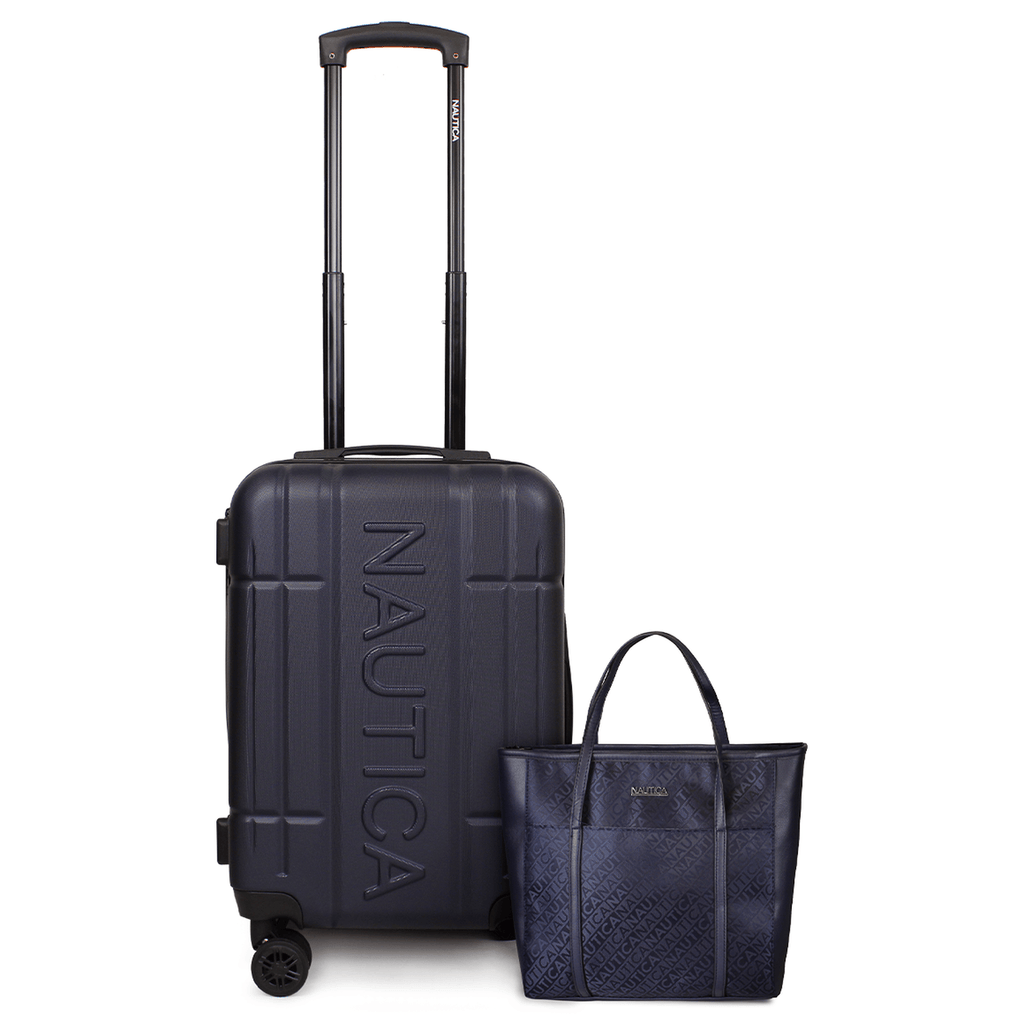 Pack Nautica Maleta cabina Amsterdam + Cartera Leeway azul