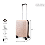 Set Maletas S+M+L Meghan Rosado + Almohada de viaje DKNY