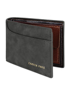 Billetera hombre Jack negra con monedero Carven Paris