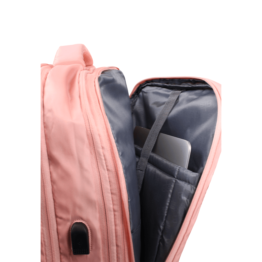Mochila Viral da con usb rosa