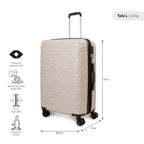 Pack Maleta Grande Meghan beige + Set Organizadores de Viaje DKNY