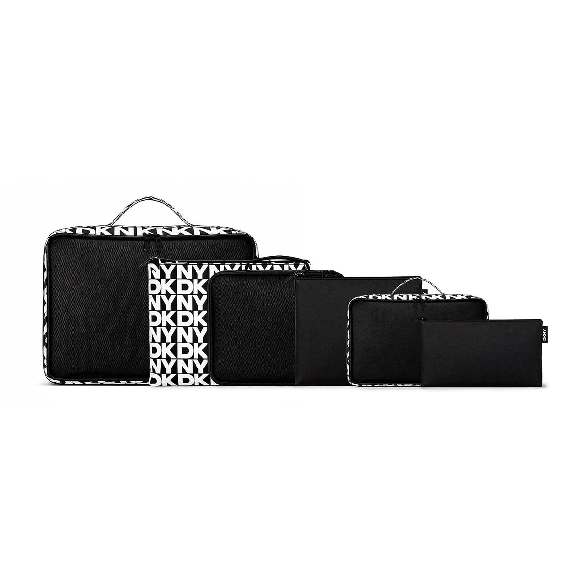 Set 6 Organizadores de Viaje Packing Cubes Metropolitan blanco DKNY