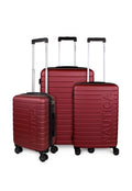 Set 3 maletas Argo S+M+L burdeo Nautica