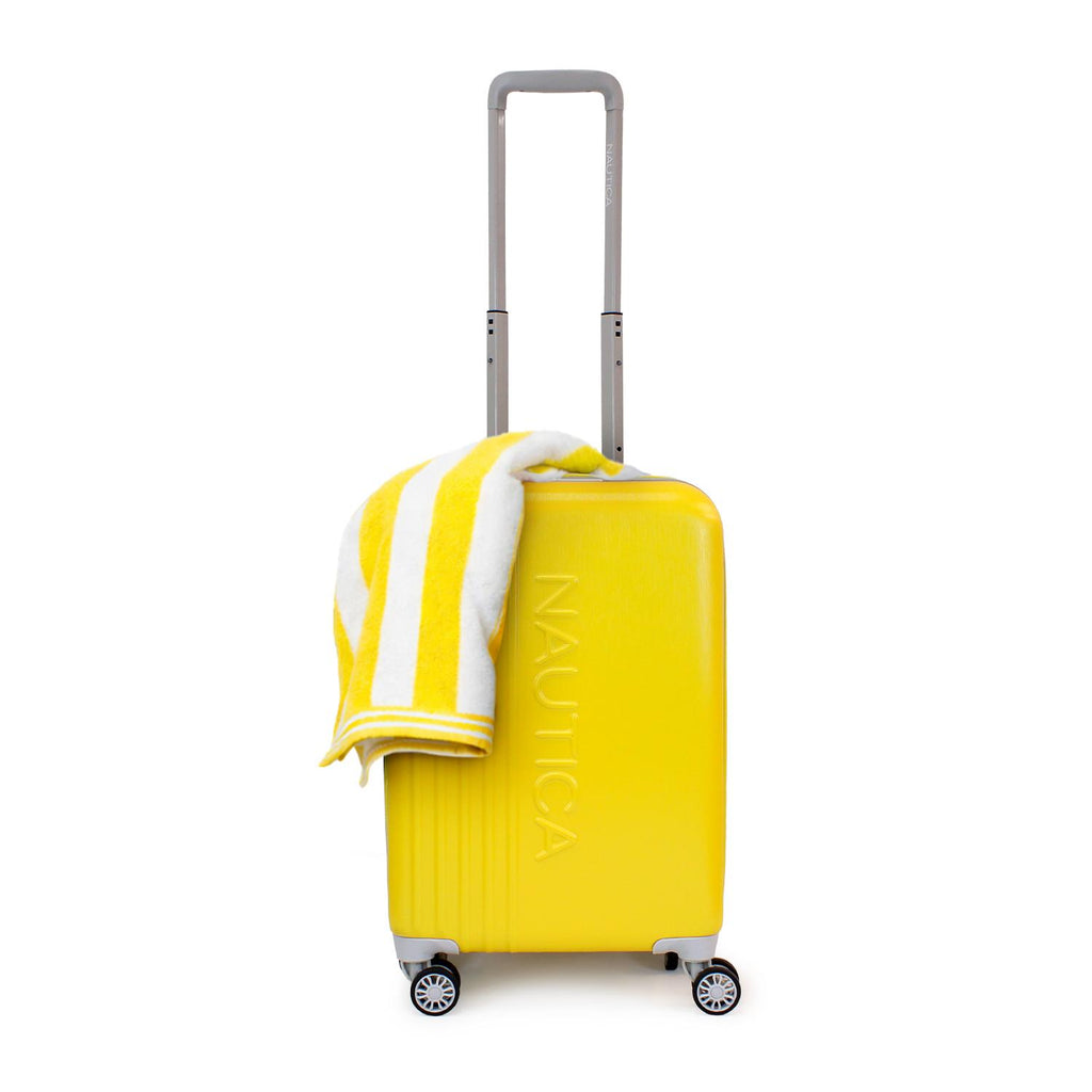 Pack Maleta cabina 10kg Summer amarilla + Toalla de playa Nautica