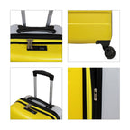 Pack Maleta cabina 10kg Bora amarilla + Toalla de playa Nautica